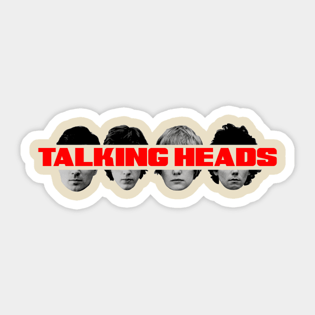 Talking Heads Classic Sticker by Mugo Muncarsol